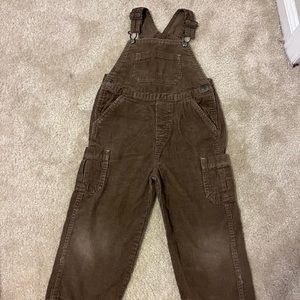 The Children’s Place Toddler Boy Size 4T Overalls Brown Corduroy
